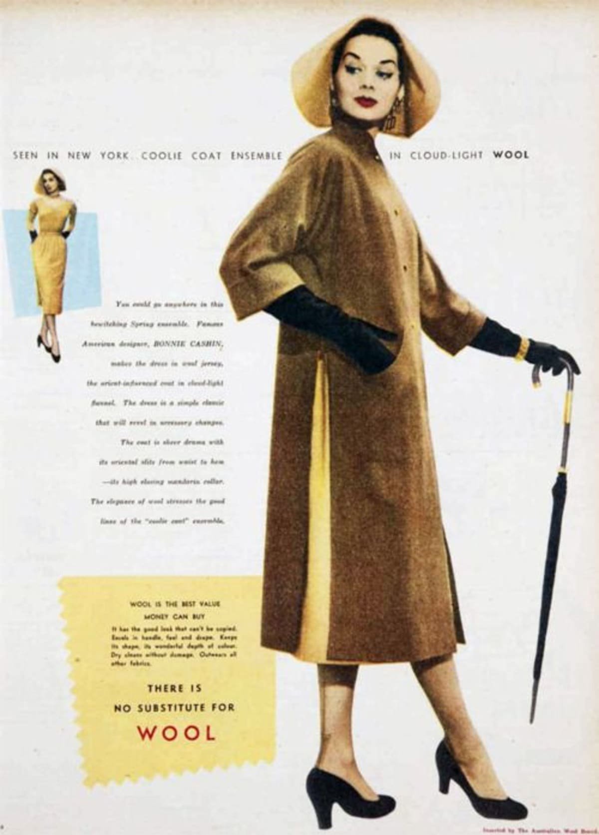 Old Bonnie Cashin Advert