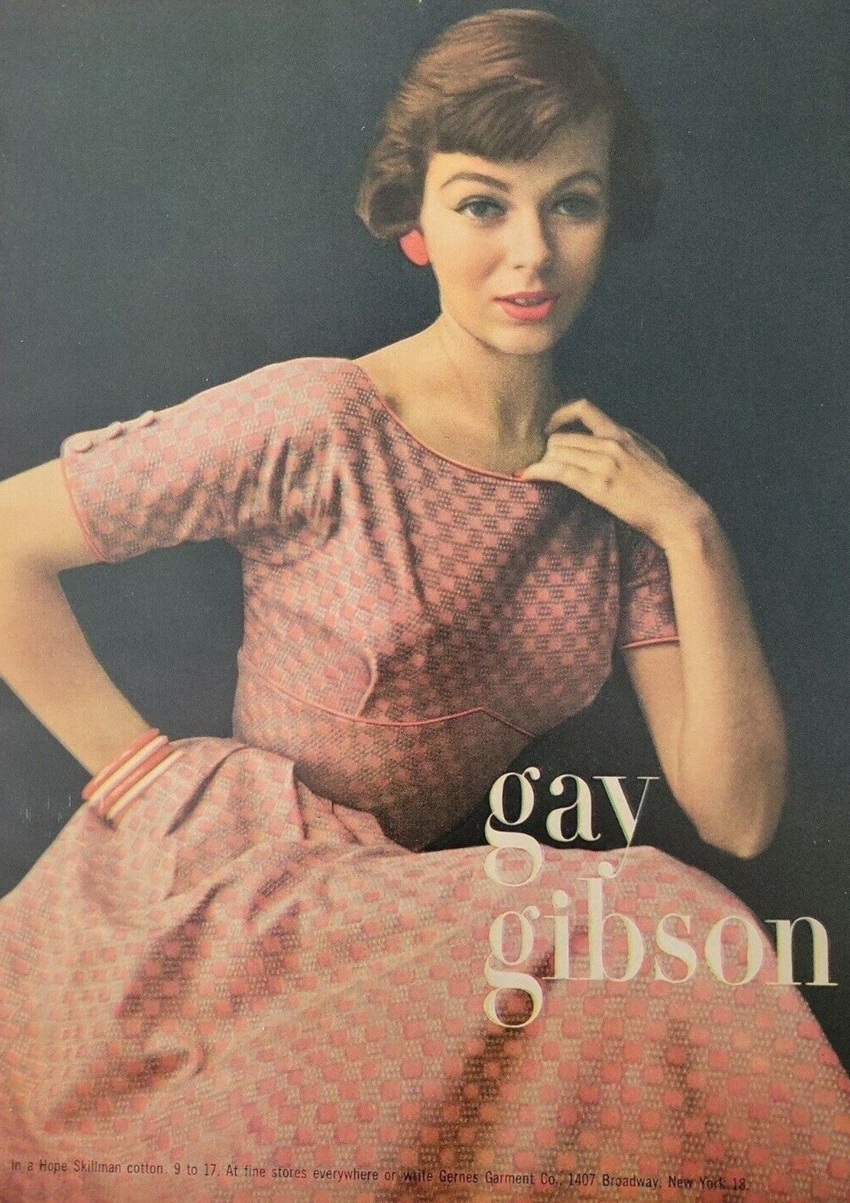 1950s Gay Gibson Advert