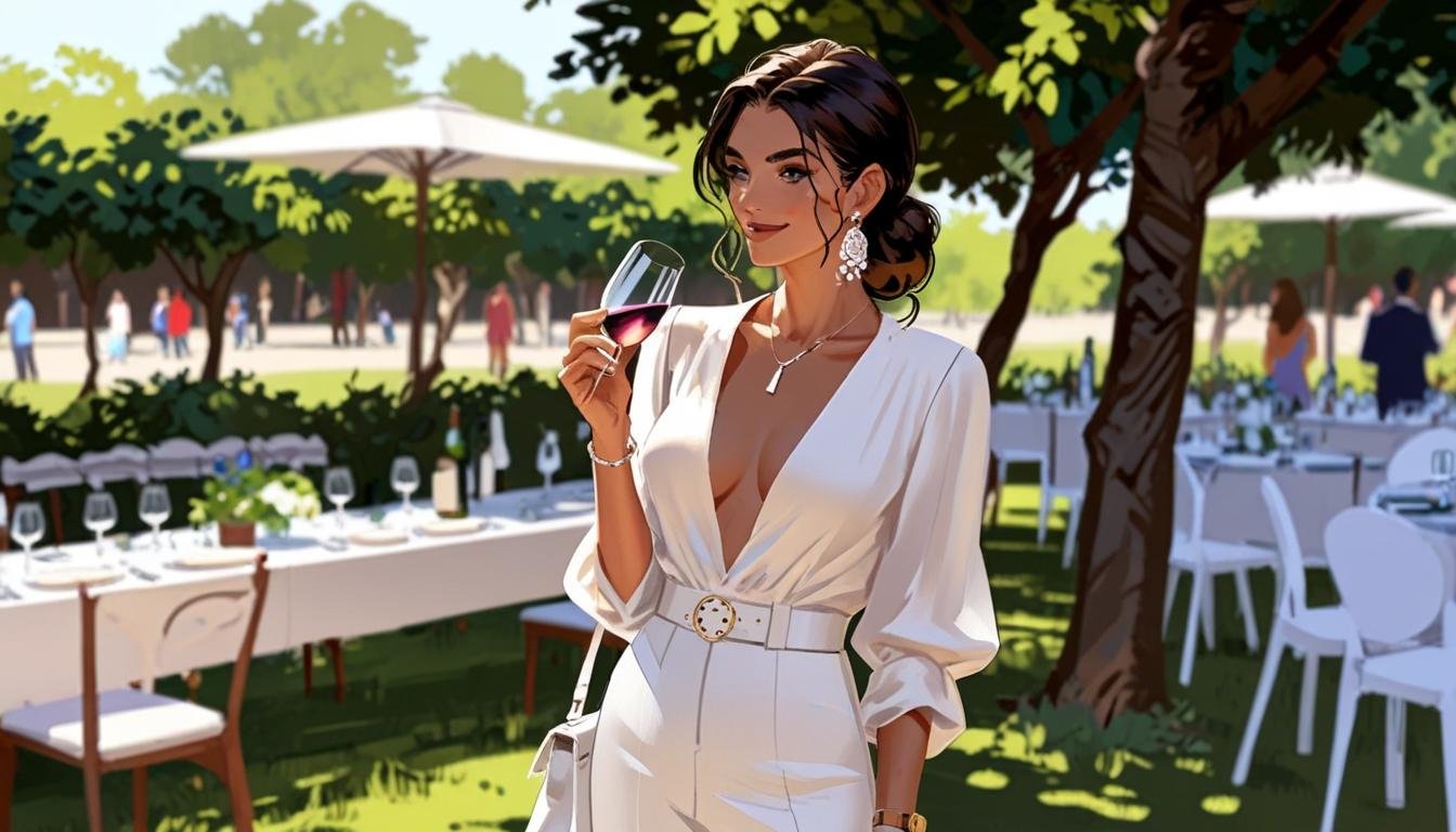 Amy Huberman lanza su propia marca de vinos y deslumbra con su estilo