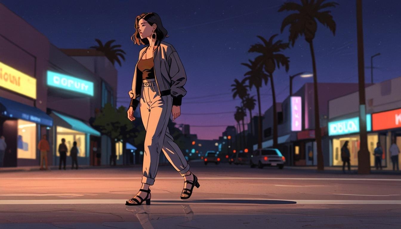 Hailey Bieber populariza las sandalias kitten heel en su último look