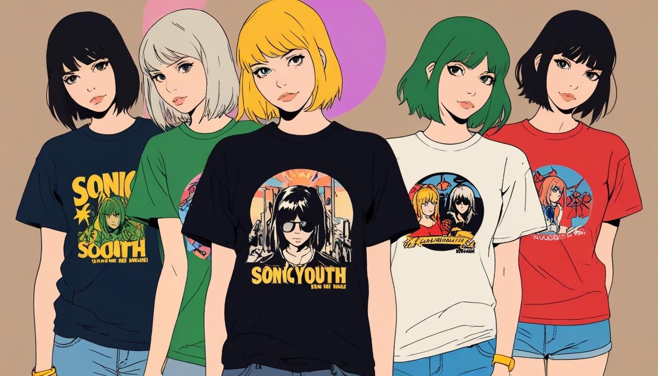 Levi’s rinde homenaje a Sonic Youth con una nueva colección de camisetas