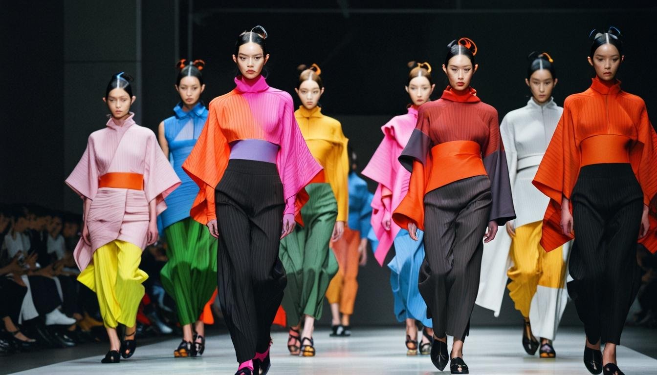 Issey Miyake presenta su innovador concepto de moda A-POC en Tokio